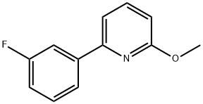 2-(3-Fluorophenyl)-6-methoxypyridine Structure