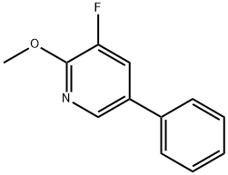 3-fluoro-2-methoxy-5-phenylpyridine,1214331-92-6,结构式