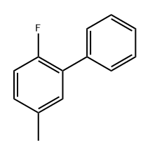 2-Fluoro-5-methyl-1,1'-biphenyl 结构式