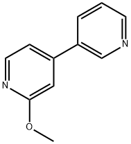 2-Methoxy-4-(pyridin-3-yl)pyridine 化学構造式