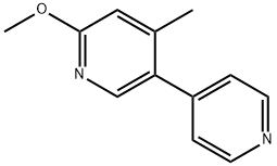 6-methoxy-4-methyl-3,4'-bipyridine,1214360-82-3,结构式