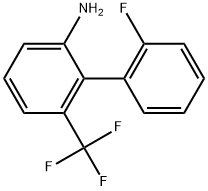 2'-Fluoro-2-(trifluoromethyl)biphenyl-6-amine 结构式