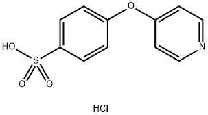 4-(4-Pyridinyloxy) benzenesulfonic acid hydrochloride Struktur