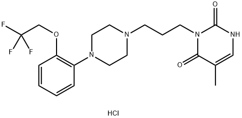 RS 100329 hydrochloride 化学構造式