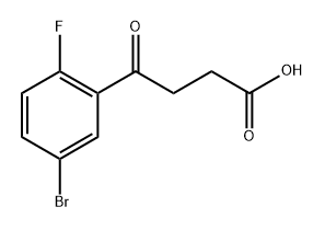 4-(5-Bromo-2-fluorophenyl)-4-oxobutanoic acid,1215938-20-7,结构式