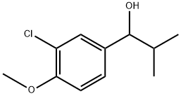 1-(3-chloro-4-methoxyphenyl)-2-methylpropan-1-ol Structure