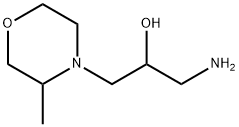 4-Morpholineethanol, α-(aminomethyl)-3-methyl- Structure