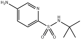 5-Amino-pyridine-2-sulfonic acid tert-butylamide 结构式