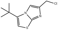 3-(tert-butyl)-6-(chloromethyl)imidazo[2,1-b]thiazole Struktur