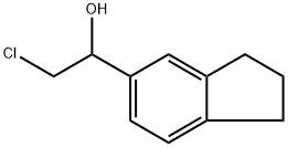 1H-Indene-5-methanol, α-(chloromethyl)-2,3-dihydro- Structure