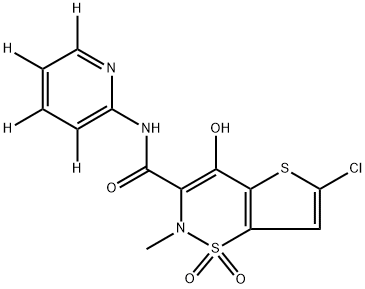 Lornoxicam-d4 Struktur