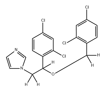 Miconazole-d5,1216653-50-7,结构式
