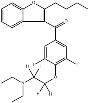 Amiodarone-d4 Structure