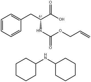 Alloc-DL-Phe-OH.DCHA Structure