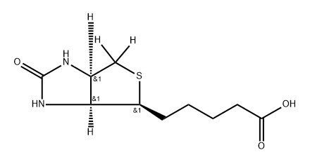 Biotin-[D2] (Vitamin H-[D2]), 1217481-41-8, 结构式