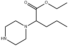 1-Piperazineacetic acid, α-propyl-, ethyl ester Structure