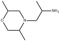 4-Morpholineethanamine, α,2,5-trimethyl- Structure