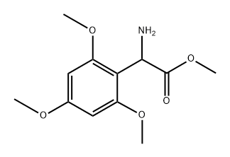 methyl 2-amino-2-(2,4,6-trimethoxyphenyl)acetate Structure
