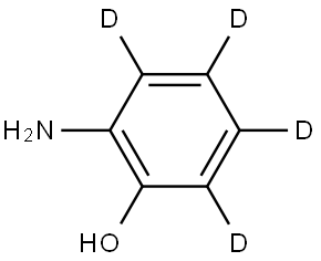 Phen-2,3,4,5-d4-ol, 6-amino- Struktur