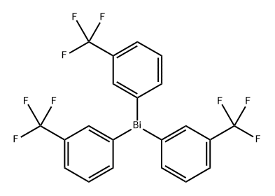 Bismuthine, tris[3-(trifluoromethyl)phenyl]- Structure