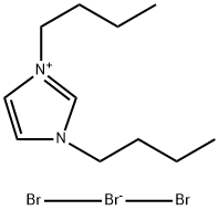 1H-Imidazolium, 1,3-dibutyl-, (tribromide) (1:1) Struktur