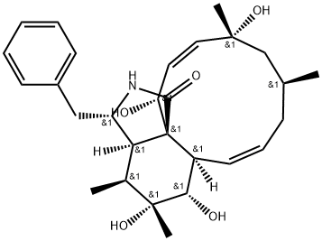 细胞松弛素R, 121964-47-4, 结构式