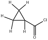 Cyclopropane-d5-carbonyl Chloride Struktur