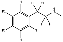 (±)-Epinephrine-D6 Structure