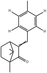 3-(4-Methylbenzylidine-d4)caMphor Structure