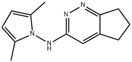 N-(2,5-dimethyl-1H-pyrrol-1-yl)-3,5,6,7-tetrahydro-2H-cyclopenta[c]pyridazin-3-amine,122001-96-1,结构式