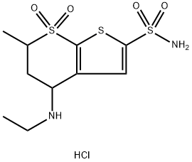 dorzolamide hydrochloride Structure