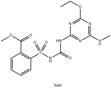 Ethametsulfuron-methyl Sodium Salt 化学構造式