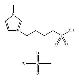 1-丁基磺酸-3- 甲基咪唑甲烷磺酸盐,1220982-88-6,结构式
