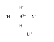 Borate(1-), trihydro(methanaminato)-, lithium (1:1), (T-4)- Struktur