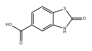 2-oxo-2,3-dihydro-1,3-benzothiazole-5-carboxylic
acid Structure