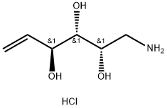 L-arabino-Hex-5-enitol, 1-amino-1,5,6-trideoxy-, hydrochloride (1:1),1221418-86-5,结构式