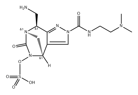 REL-(4R,7R,8S)-8-(AMINOMETHYL)-2-[[[2- (DIMETHYLAMINO)ETHYL]AMINO]CARBONYL]-2,8- DIHYDRO-6-OXO-4H-4,,1221636-30-1,结构式