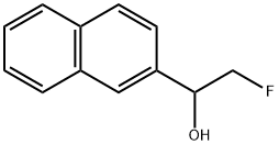 α-(Fluoromethyl)-2-naphthalenemethanol Struktur