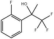 1,1,1-trifluoro-2-(2-fluorophenyl)propan-2-ol,122243-20-3,结构式