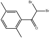 2,2-Dibromo-1-(2,5-dimethylphenyl)ethanone Structure