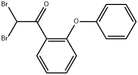 Ethanone, 2,2-dibromo-1-(2-phenoxyphenyl)- 结构式