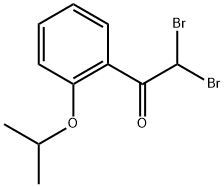 2,2-Dibromo-1-[2-(1-methylethoxy)phenyl]ethanone Struktur