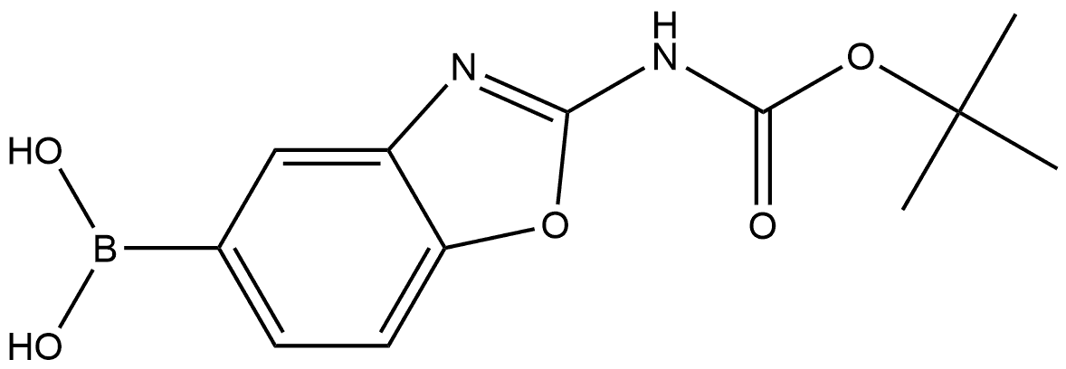 tert-butyl N-[5-(tetramethyl-1,3,2-dioxaborolan-2-yl)-1,3-benzoxazol-2-yl]carbamate|