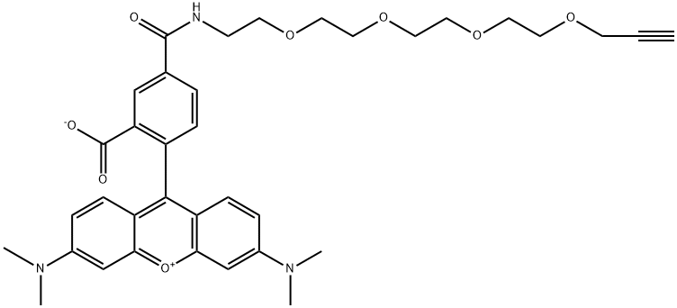 TAMRA-PEG4-alkyne,1225057-68-0,结构式