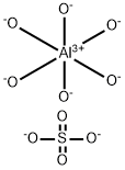 Ettringite (Ca6(Al(OH)6)2(SO4)3.xH2O) 结构式