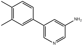 5-(3,4-Dimethylphenyl)-3-pyridinamine Struktur