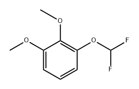 1-(Difluoromethoxy)-2,3-dimethoxybenzene 结构式