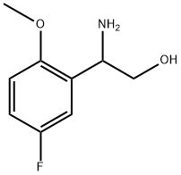 2-amino-2-(5-fluoro-2-methoxyphenyl)ethan-1-ol Structure