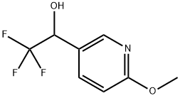 2,2,2-三氟-1-(6-甲氧基吡啶-3-基)乙醇 结构式