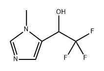 2,2,2-三氟-1-(1-甲基-1H-咪唑-5-基)乙醇,1226507-41-0,结构式